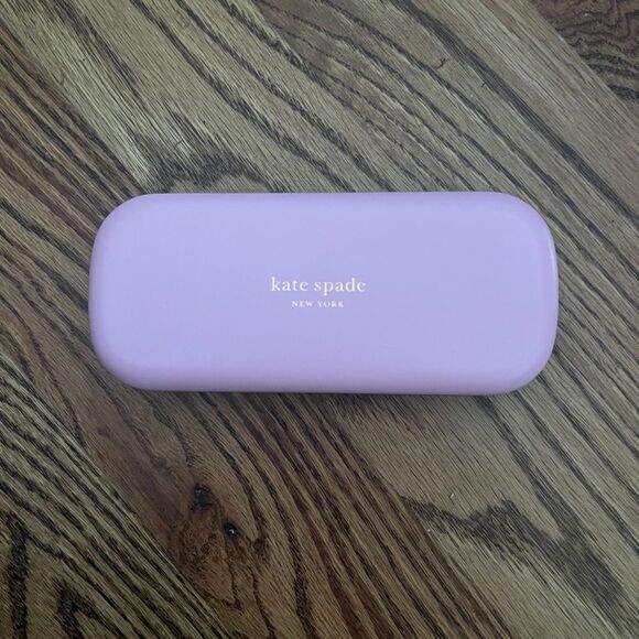 Kate Spade Pink and Green Clamshell Eyewear Case - Picture 1 of 2